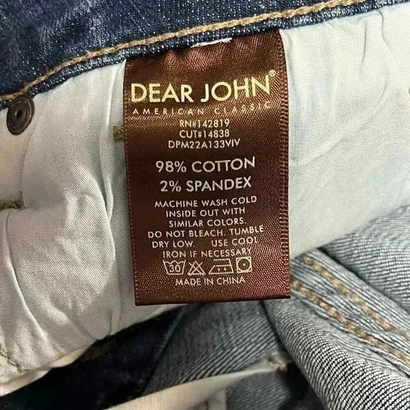 Dear John Distressed Denim Jeans - Picture 8 of 11